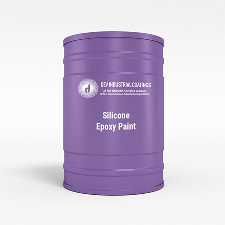 Silicone epoxy paint